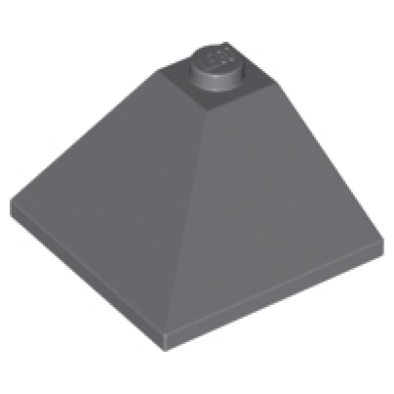 Dakpan 33° 3x3 dubbel hoek Dark Bluish Gray